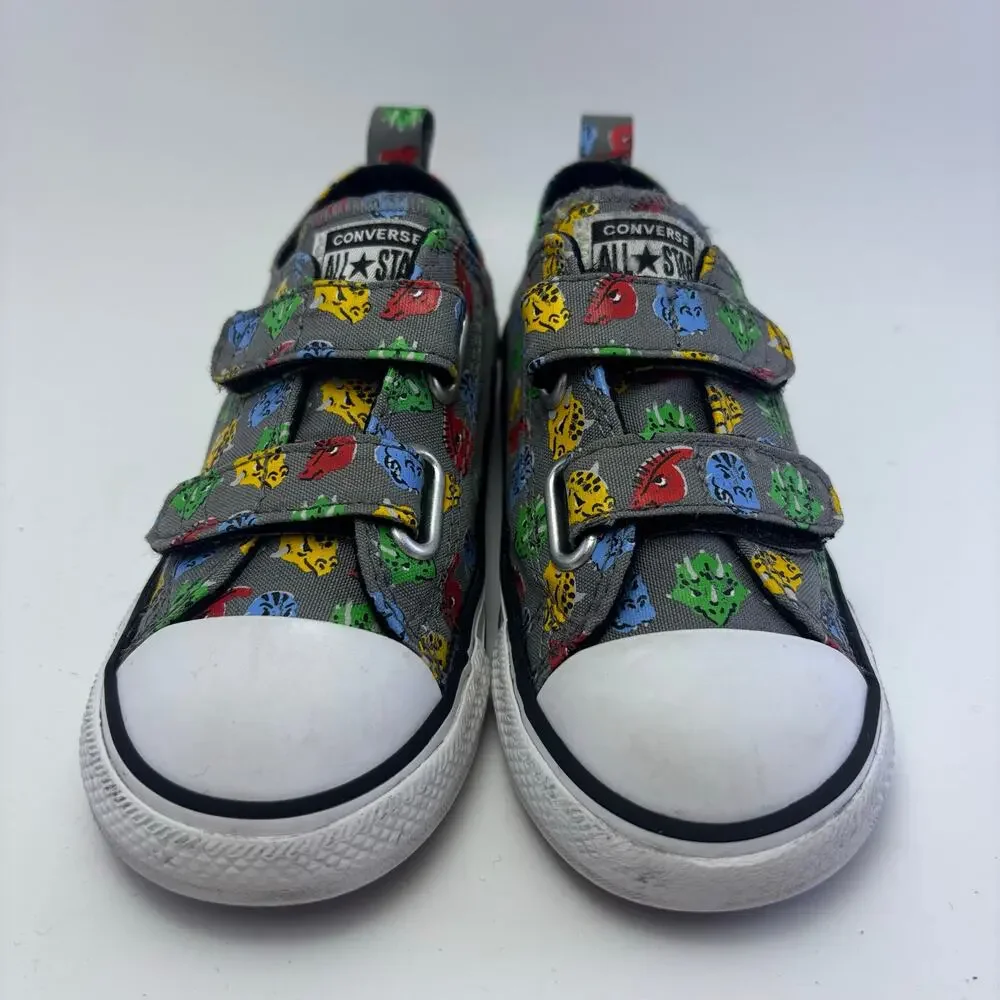CONVERSE All Star Dinosaur Print Shoes Size Toddlers 9C